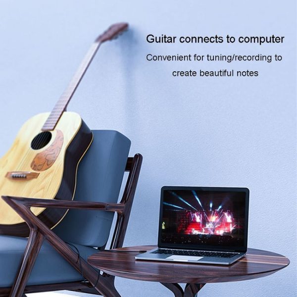 JINGHUA 3.5mm To 6.5mm Audio Cable Amplifier Guitar 6.35mm Cable, Length: 0.5m - Image 10