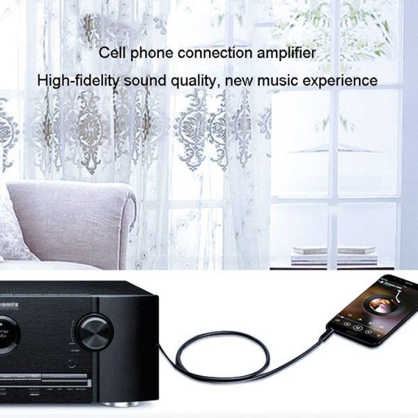 JINGHUA 3.5mm To 6.5mm Audio Cable Amplifier Guitar 6.35mm Cable, Length: 0.5m - Image 8