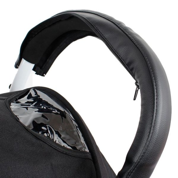 Baby Stroller Handle Cover PU Leather Protective Case For Babyyoya / Spirit Kids / Hiwide, Color: Pushing Handle Black - Image 2
