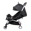 Baby Stroller Handle Cover PU Leather Protective Case For Babyyoya / Spirit Kids / Hiwide, Color: Pushing Handle Black - Image 6