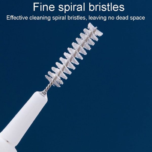 10pcs / Pack Multifunctional Shower Hole Cleaning Brush Anti-Blocking Bath Faucet Washing Tool (White) - Image 6