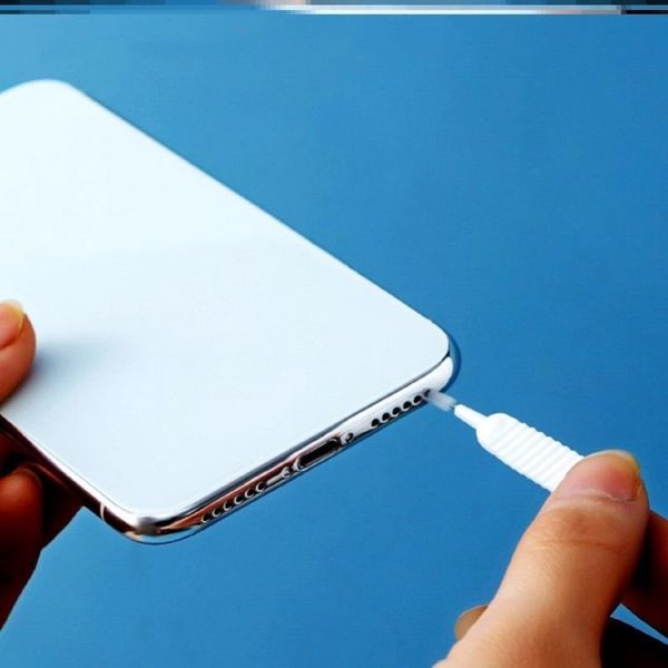 10pcs / Pack Multifunctional Shower Hole Cleaning Brush Anti-Blocking Bath Faucet Washing Tool (White) - Image 8