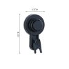 Wall Strong Suction Cup Hook Punch Free Rotating Multi-Purpose Hooks (Black) - Image 2