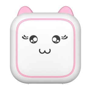 M5 Mini Cartoon Portable Bluetooth Printer Photo Thermal Printer (Pink)