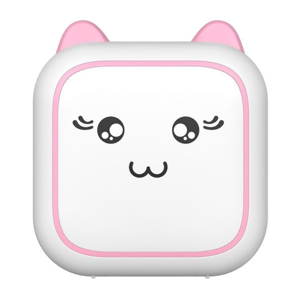 M5 Mini Cartoon Portable Bluetooth Printer Photo Thermal Printer (Pink)