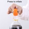 7 x 4cm Silicone Ball Carbonated Beverage Fresh-Keeping Cover Coke Bottle Inflatable Cap (Color Random Delivery) - Image 5