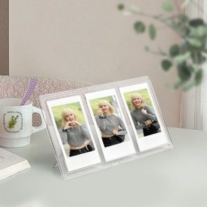 Polaroid Mini Vertical Three-square PC Transparent Photo Frame (3 inch)