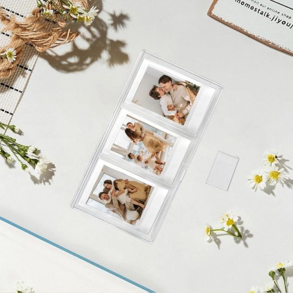 Polaroid Mini Vertical Three-square PC Transparent Photo Frame (3 inch) - Image 4