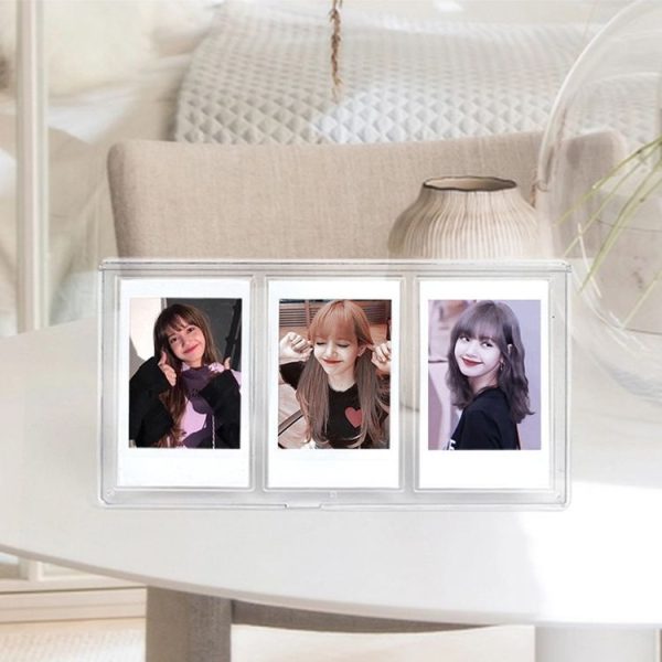 Polaroid Mini Vertical Three-square PC Transparent Photo Frame (3 inch) - Image 5