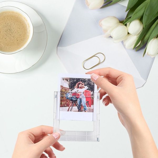 Polaroid Square Photo Frame Magnetic Building Blocks Assembled Refrigerator Magnet (Random Color Delivery) - Image 5
