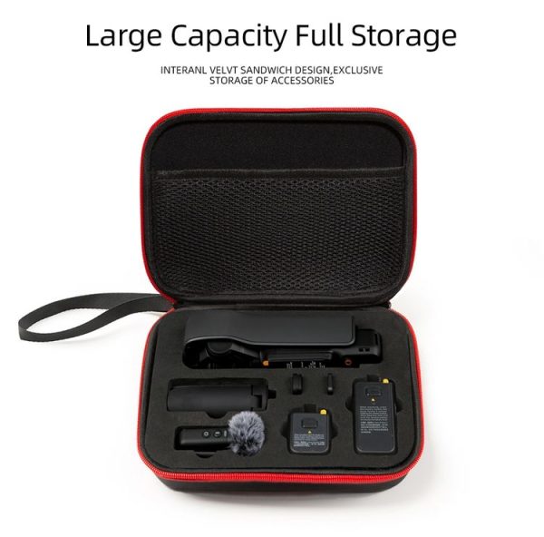 DJI Osmo Pocket 3 Storage Bag Pocket Camera Handbag (Black Shell Black Inner) - Image 7