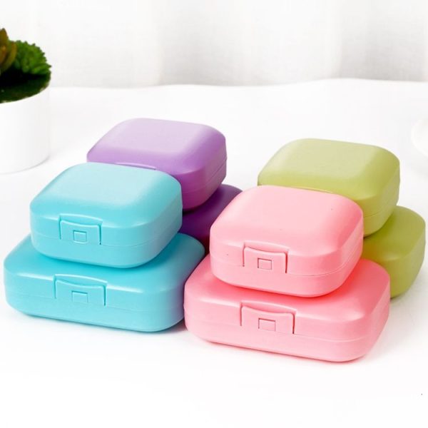 Large Traveling Portable Soap Box With Cover Sealing Soap Box, Color Random Delivery - Image 6