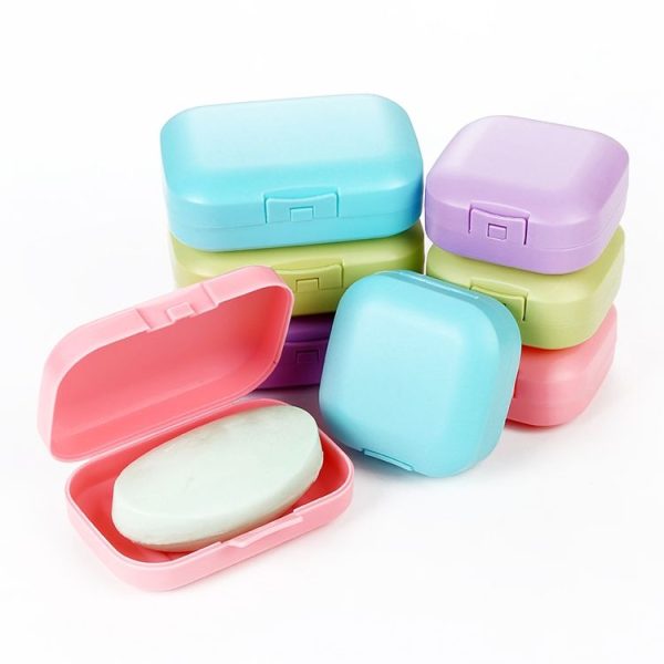 Large Traveling Portable Soap Box With Cover Sealing Soap Box, Color Random Delivery - Image 7