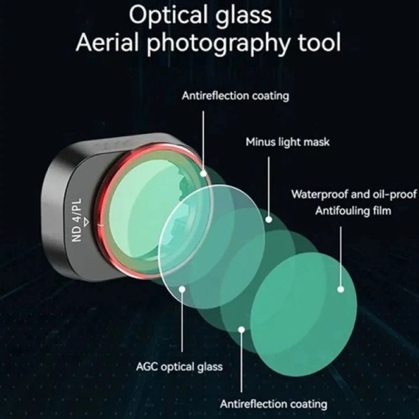 DJI MINI 4 Pro Drone Lens Filter, Spec: ND4PL - Image 4
