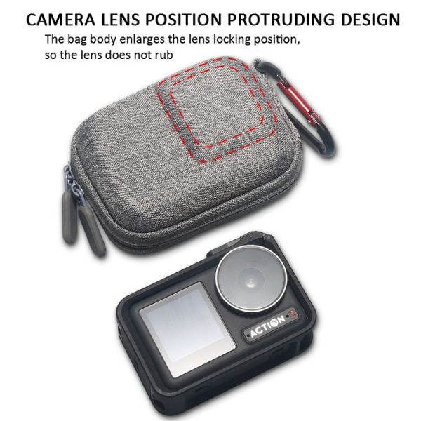 Insta360 Ace Pro / Action 4 / Action 3 Protective Storage Bag (Gray) - Image 3