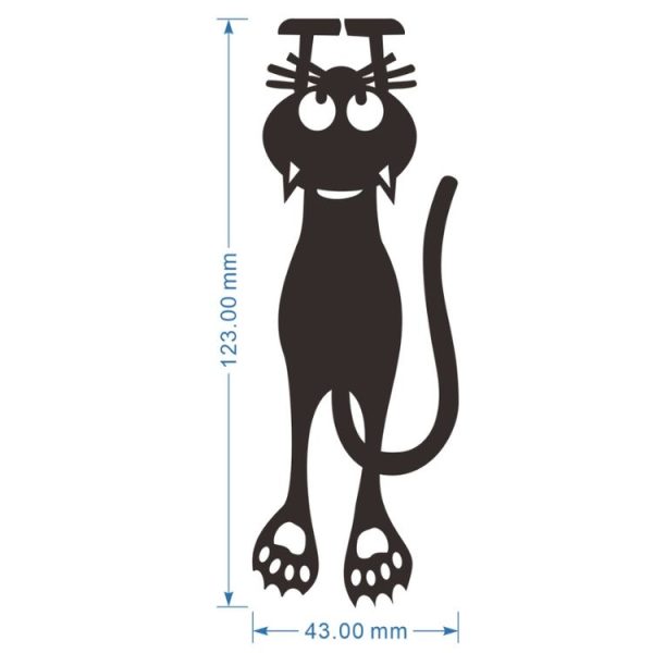 Hollow Acrylic Kitten Bookmark Label Card (OPP Packaging) - Image 2