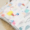 10pcs / Pack 25x25cm Double Layer High Density Print Gauze Handkerchief Toddler Drooling Towel (Mixed Color) - Image 6