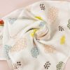 10pcs / Pack 25x25cm Double Layer High Density Print Gauze Handkerchief Toddler Drooling Towel (Mixed Color) - Image 7