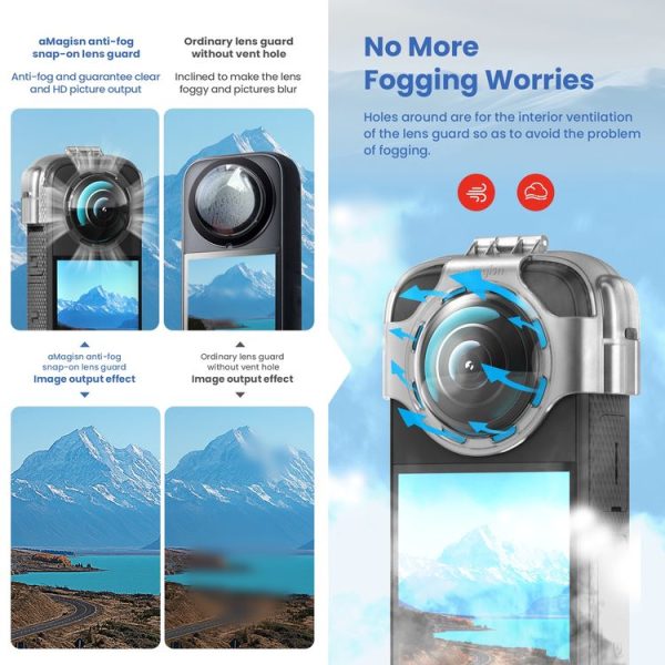 Insta360 X3 AMagisn Protective Camera Accessories Lens Guard - Image 4