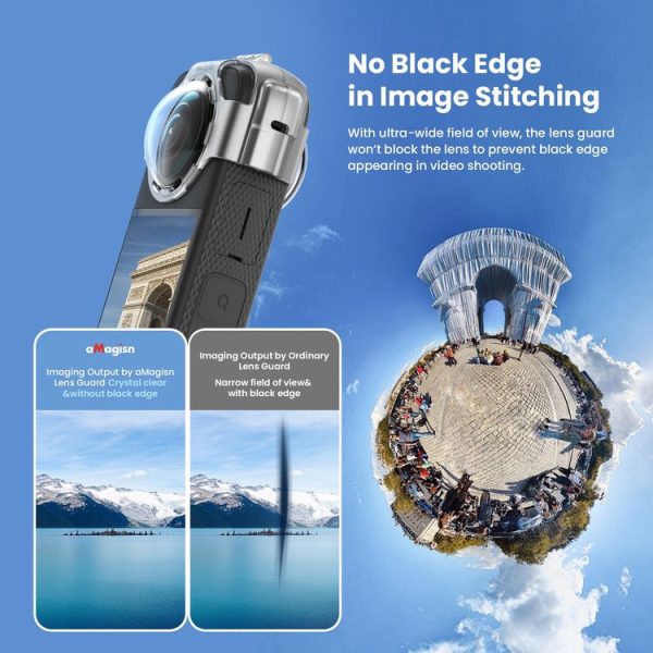 Insta360 X3 AMagisn Protective Camera Accessories Lens Guard - Image 9