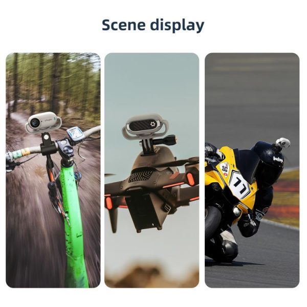 Insta360 GO 3 AMagisn Silicone Case Camera Protective Accessories, Style: Horizontal Gray - Image 10