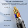 JINGHUA VGA3+6 Computer Monitor Screen Connection Cable VGA Display Connection Wire, Size: 1.5m (Black) - Image 3