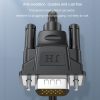 JINGHUA VGA3+6 Computer Monitor Screen Connection Cable VGA Display Connection Wire, Size: 1.5m (Black) - Image 4