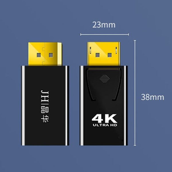 JINGHUA DP Male To HDMI Female Adapter Video Audio Connector, Style: 1080P Universal Version - Image 5