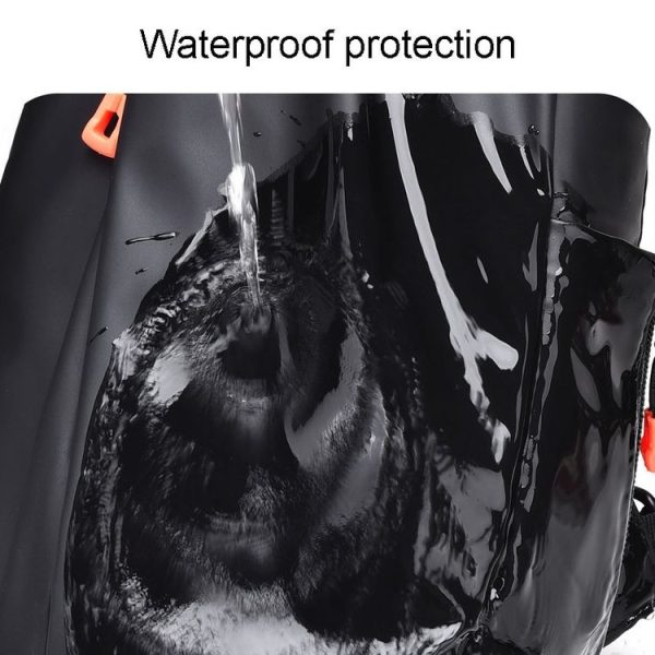 WEIXIER 6013 Casual Single-Shoulder Crossbody Packs Multifunctional Motorcycle Sports Chest Bag (Black) - Image 6