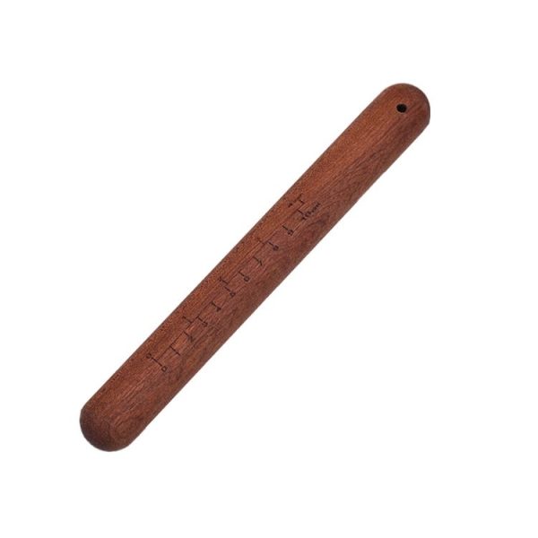 25x3cm Home Wooden Rolling Pin Nonstick Red Sandalwood Rolling Stick