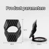 Car One-button Start Decorative Ring Knob Type Ignition Device Protective Cover (Carbon Fiber) - Image 3