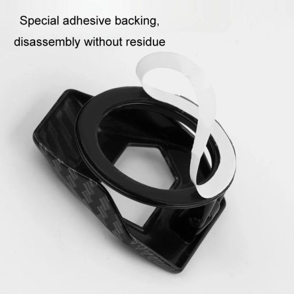 Car One-button Start Decorative Ring Knob Type Ignition Device Protective Cover (Carbon Fiber) - Image 5