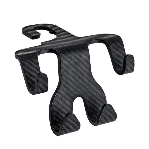 Car Storage Hook Rear Seat Invisible Multi-function Mobile Phone Holder (Black) - Image 2