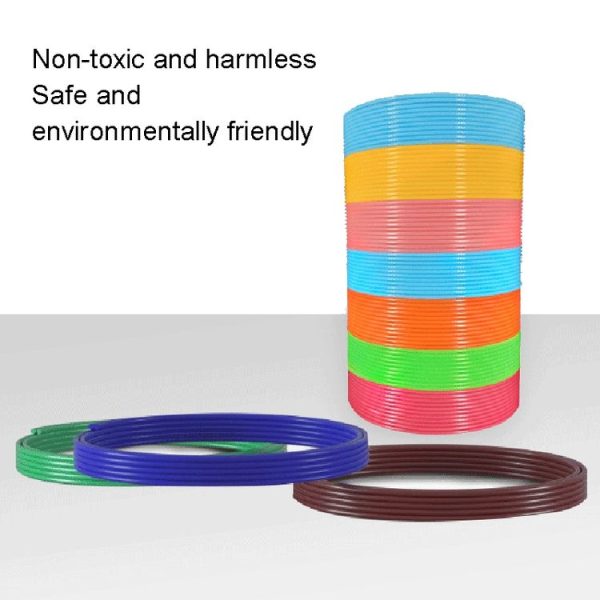 10colors / Set PCL 5m 3D Printing Pen Consumables 1.75mm High Tough Line Material Environmental Raw Material Printing Silk Thread - Image 2