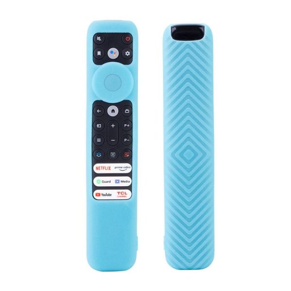 20.9 x 4.3 x 1.7cm For TCL RC902V Remote Control Protective Case FMR1 / FAR2 / FMR4 Universal Silicone Shockproof Covers (Luminous Blue)
