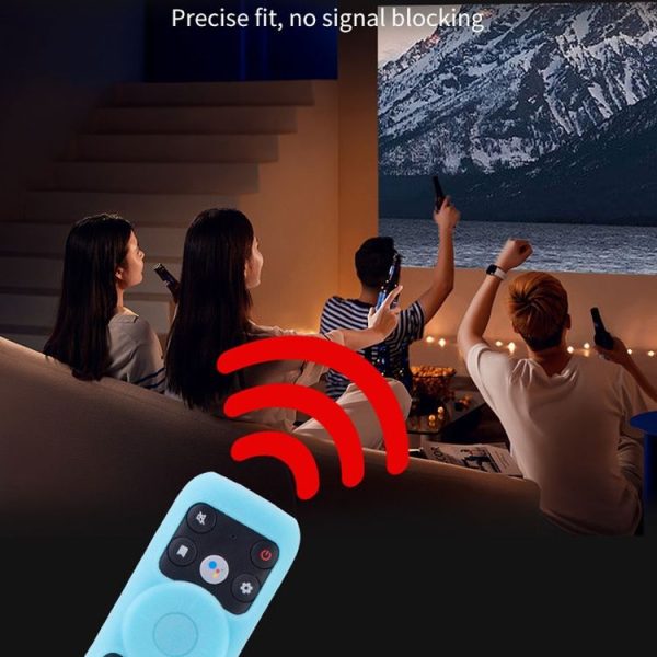 20.9 x 4.3 x 1.7cm For TCL RC902V Remote Control Protective Case FMR1 / FAR2 / FMR4 Universal Silicone Shockproof Covers (Luminous Blue) - Image 10