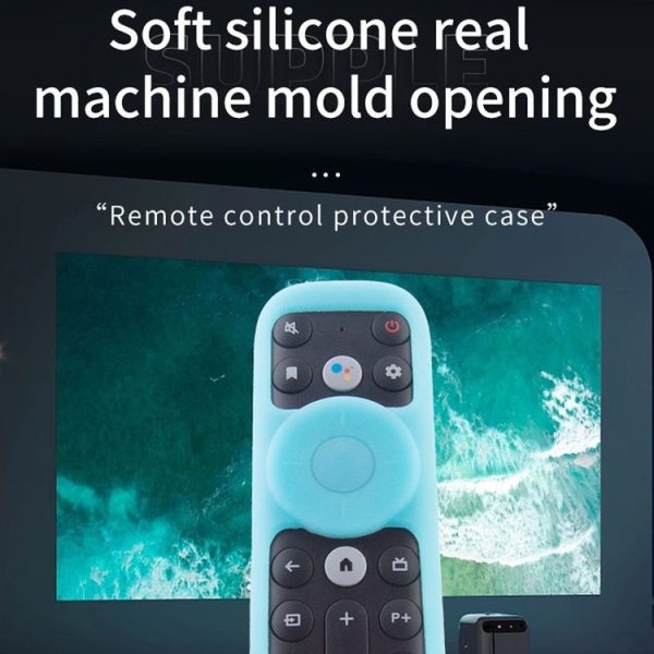 20.9 x 4.3 x 1.7cm For TCL RC902V Remote Control Protective Case FMR1 / FAR2 / FMR4 Universal Silicone Shockproof Covers (Luminous Blue) - Image 9