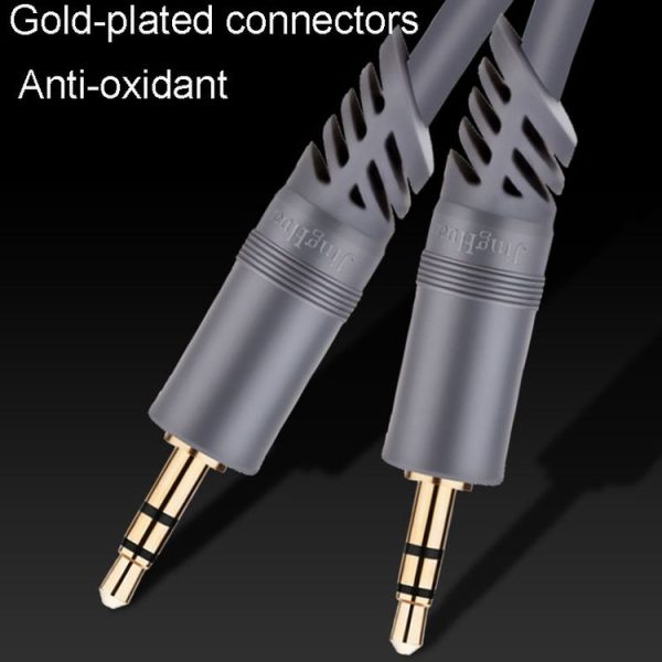 JINGHUA A240 3.5mm Male To Male Audio Cable Cell Phone Car Stereo Microphone Connection Wire, Size: 1.5m (Gray) - Image 7