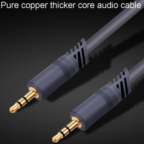 JINGHUA A240 3.5mm Male To Male Audio Cable Cell Phone Car Stereo Microphone Connection Wire, Size: 1.5m (Gray) - Image 8