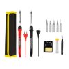 10pcs / Set 80W Internal Heating Welding Digital Display Soldering Iron Temperature Adjustment Set, Model: Black EU Plug - Image 2