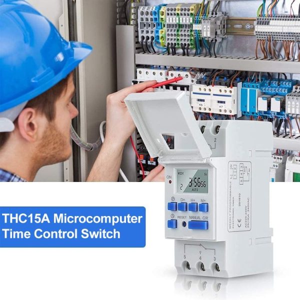 THC15A Microcomputer Time Control Switch Transparent Time Control Timer - Image 7