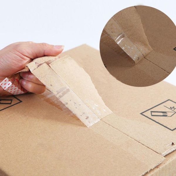 Blocking Tape Express Packaging Sealing Tape, Model: 45mmx100m (Transparent Yellow) - Image 4