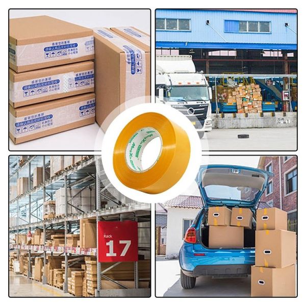 Blocking Tape Express Packaging Sealing Tape, Model: 45mmx100m (Transparent Yellow) - Image 7