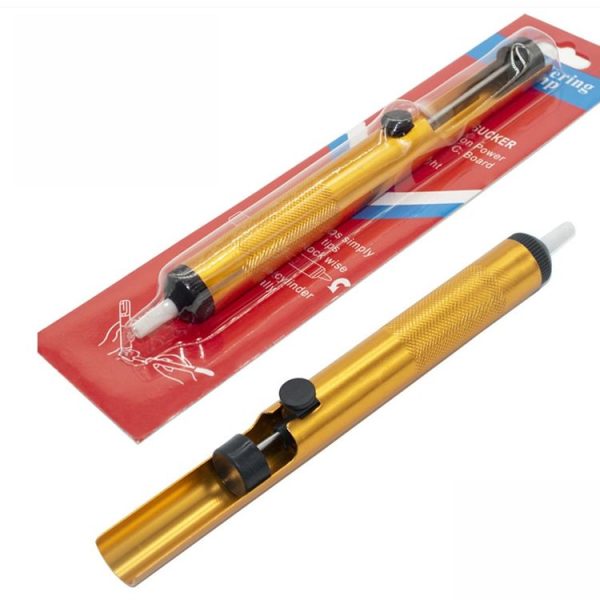 All-aluminum Alloy Solder Extractor Manual Soldering Iron Soldering Tool (Blister Gold) - Image 7