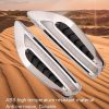 2pcs Car Fender Blade Dynamic Side Marker Lights 12V LED High Bright Daytime Running Lights (Red) - Image 7