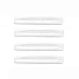 4pcs / set Car Rearview Mirror Body ABS Anti-collision Strip (Pearl White)