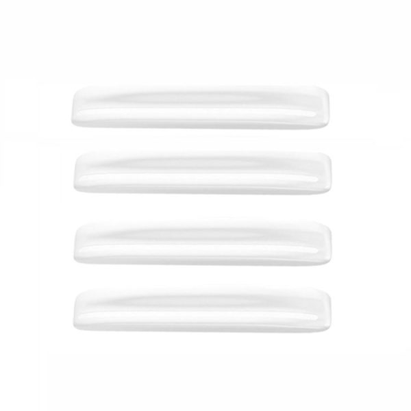 4pcs / set Car Rearview Mirror Body ABS Anti-collision Strip (Pearl White)