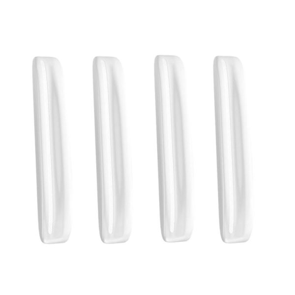 4pcs / set Car Rearview Mirror Body ABS Anti-collision Strip (Pearl White) - Image 2