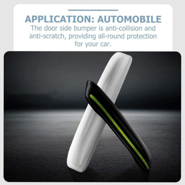 4pcs / set Car Rearview Mirror Body ABS Anti-collision Strip (Pearl White) - Image 4