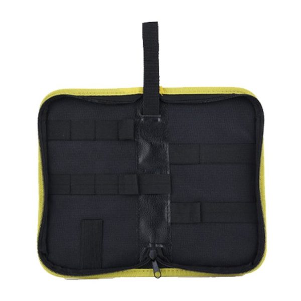 24.5 x 12 x 5cm Soldering Iron Oxford Cloth Tool Bag Electronic Accessories Tool Bag (Middle Yellow) - Image 2